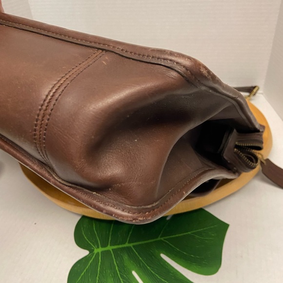 COACH Unisex All Leather Briefcase Lap Top Bag w/ Shoulder strap - Picture 16 of 16